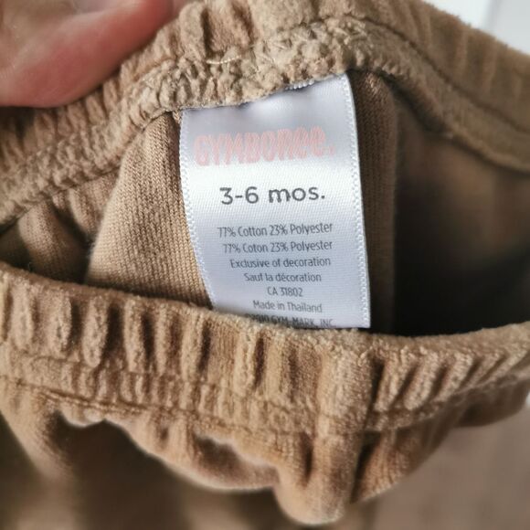 3/$15 Gymboree baby girl ribbed fleece leggins 3-6 m - Picture 4 of 4